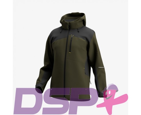 Softshell striukė su gobtuvu