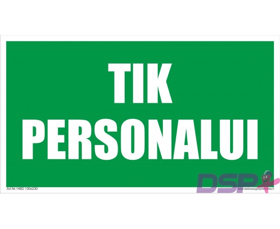 Tik personalui