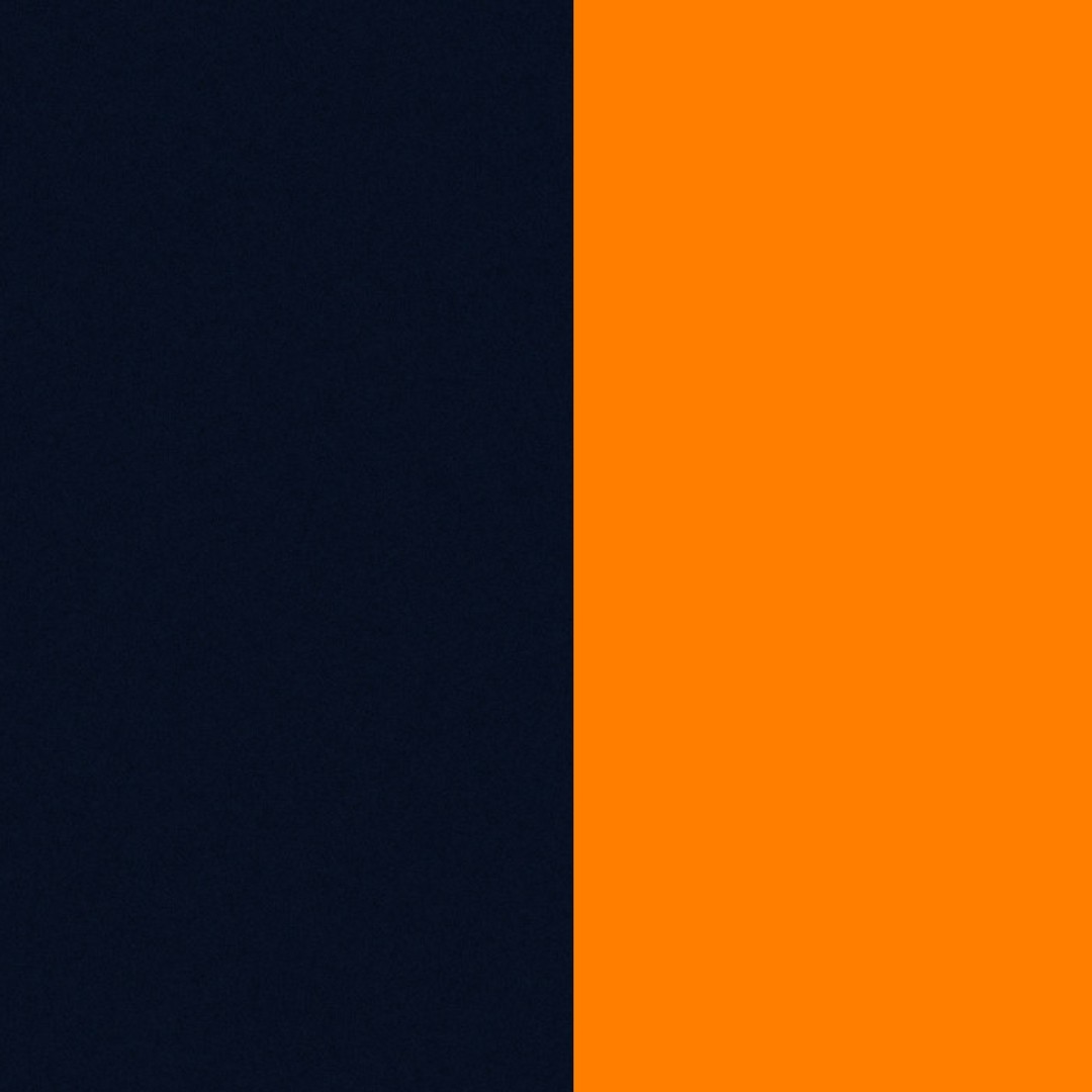 Tamsiai mėlyna-Oranžinė